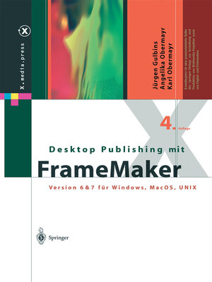 cover image of Desktop Publishing mit FrameMaker